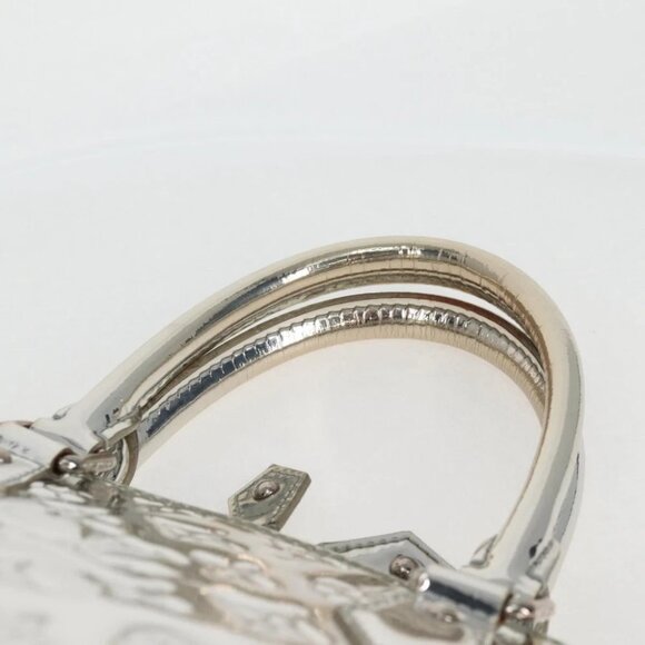 LOUIS VUITTON Monogram Miroir Alma GM Bag Silver Argent M95273 LV Auth 125593AV - Picture 9 of 15